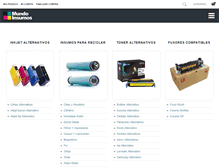 Tablet Screenshot of mundoinsumos.com.ar